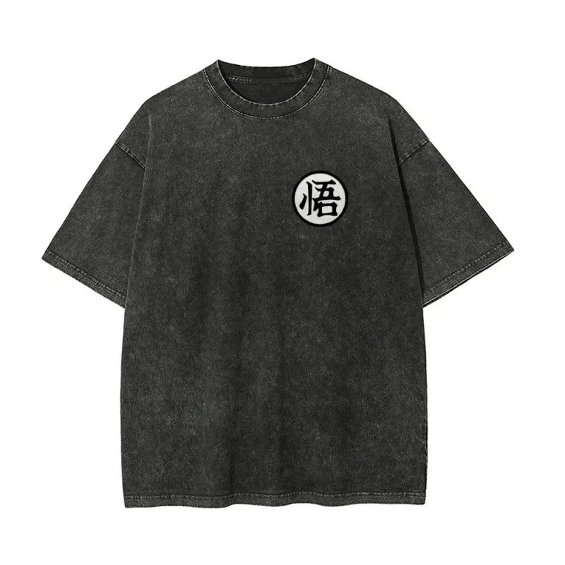 Ouma Pure Cotton Anime Dragon Ball Cosplay Washed T-Shirt Cot