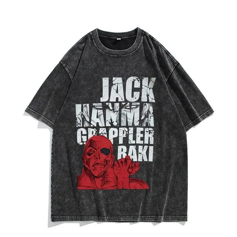 230G Ouma Washed Anime Baki The Grappler T-Srt Hanma Yujiro