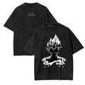 Dragon Ball Vegeta Anime Washed Graphic T-Sh