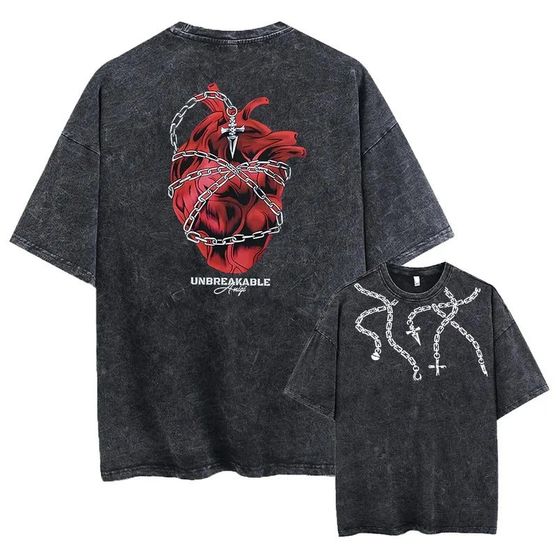 European Size Cotton Anime Hunter X Hunter Washed New Arrival Men