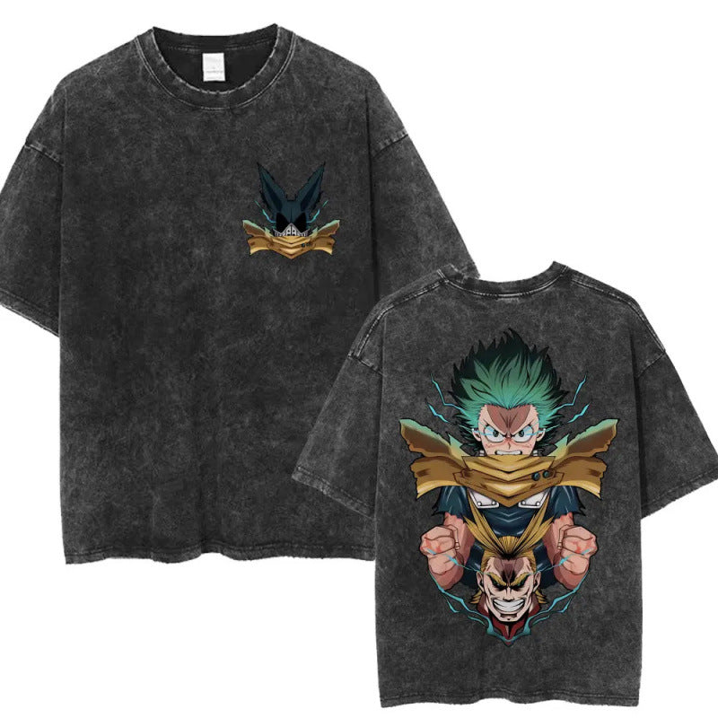 Men Women Fashion Vintage Casual T-Shirt 100