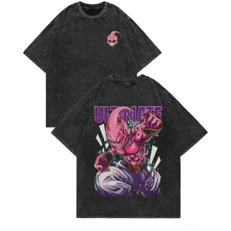 Ouma Pure Cotton Anime Dragon Ball Cosplay Washed T-Shirt Cot