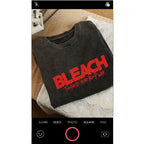 European Size Cotton Anime Tshirts Men Women Bleach Zaraki Kenpac