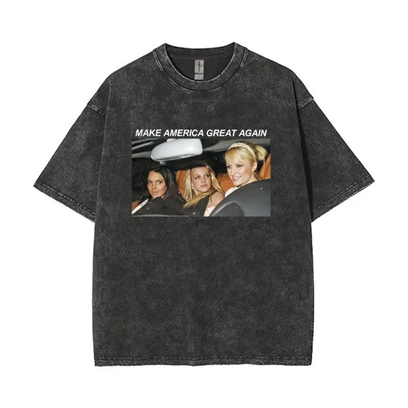 European Size Cotton Washed Vintage Britney Spears And Now Watch