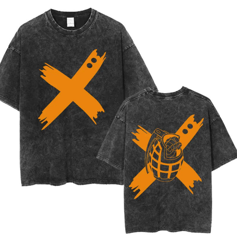 Men Women Fashion Vintage Casual T-Shirt 100