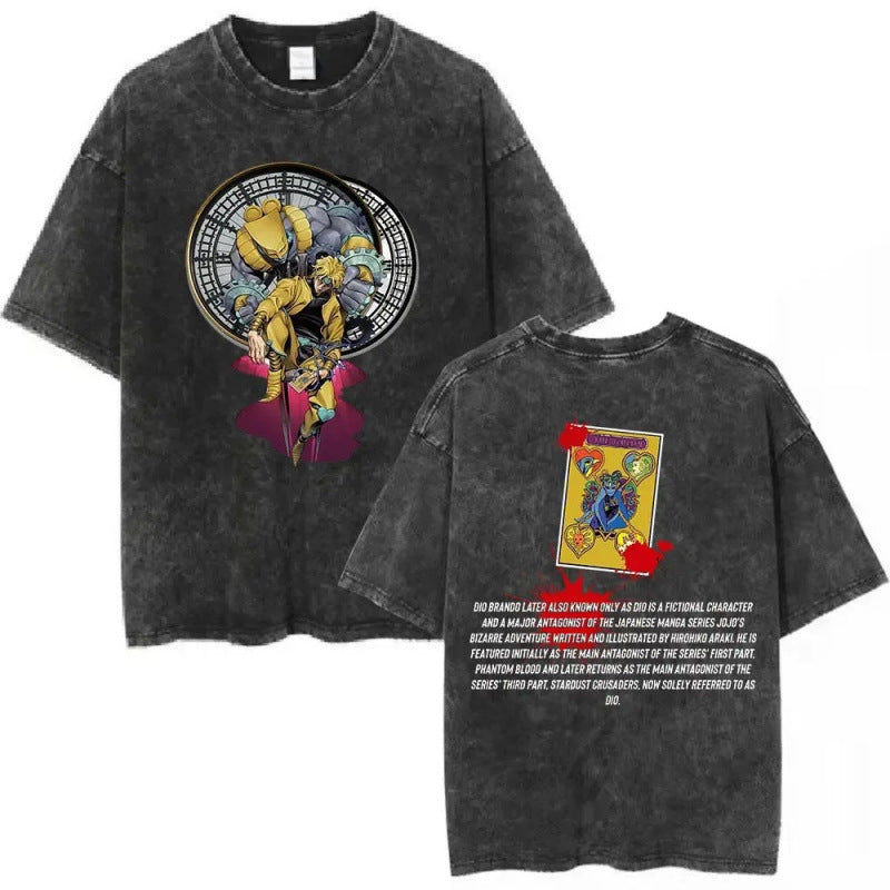 Anime Jojo Bizarre Adventure Vintage Washed