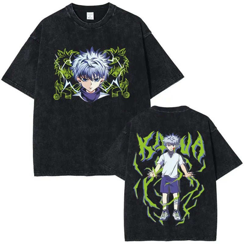 Anime Hunter X Hunter Vintage Washed T Shirt