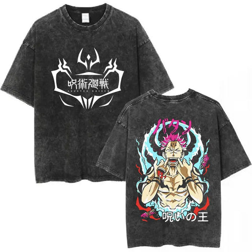 European Size Cotton Anime Jujutsu Kaisen Fushiguro Megumi Graphi