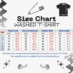 European Size Cotton Jujutsu Kaisen Acid Washed T-Shirt Vintage O