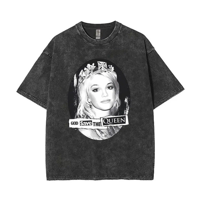 European Size Cotton Washed Vintage Britney Spears And Now Watch