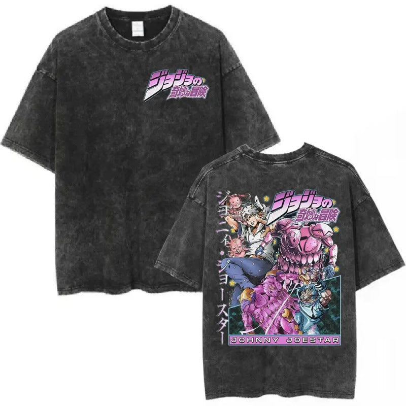 Anime Jojo Bizarre Adventure Vintage Washed