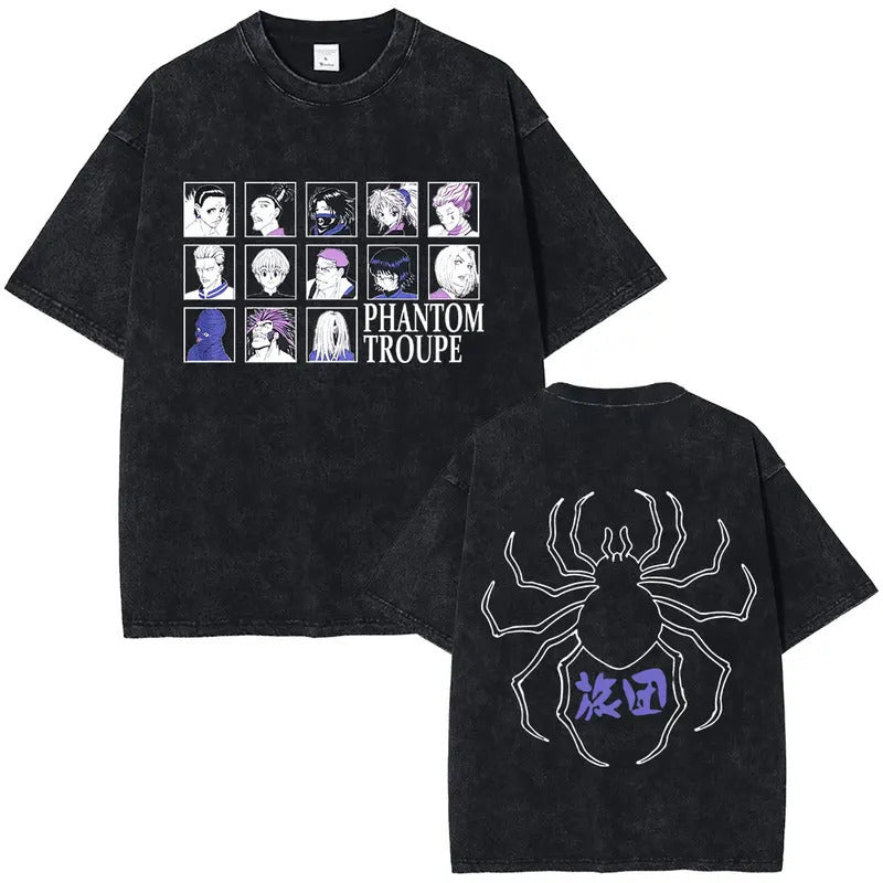 Anime Hunter X Hunter Vintage Washed T Shirt