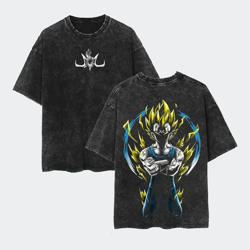 Ouma Pure Cotton Anime Dragon Ball Cosplay Washed T-Shirt Cot