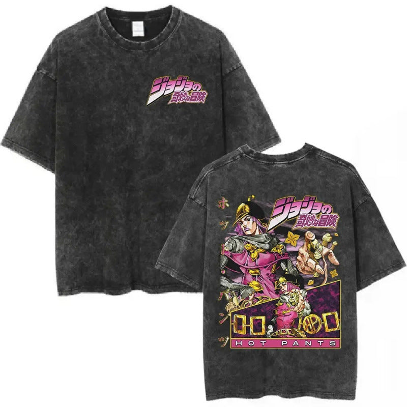 Anime Jojo Bizarre Adventure Vintage Washed