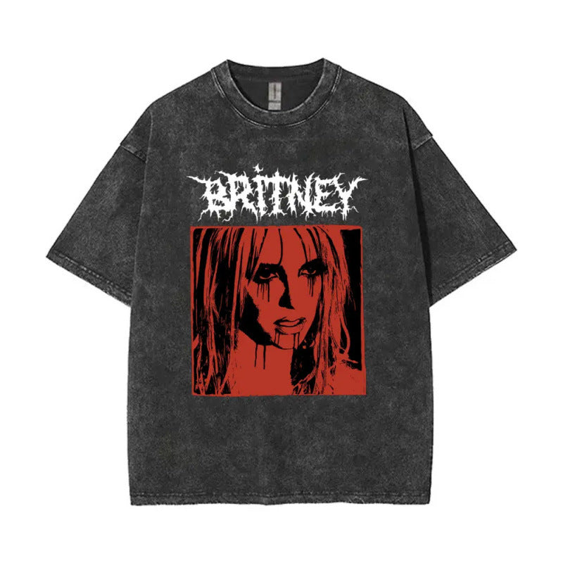 European Size Cotton Washed Vintage Britney Spears And Now Watch