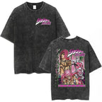 Anime Jojo Bizarre Adventure Vintage Washed