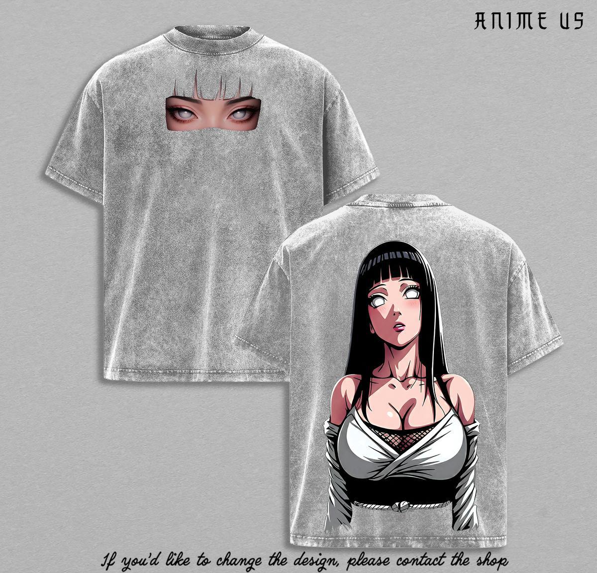 Hinata Hyuga - Naruto Anime Double Printed Vint