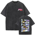 Anime Jojo'S Bizarre Adventure Washed Vintag