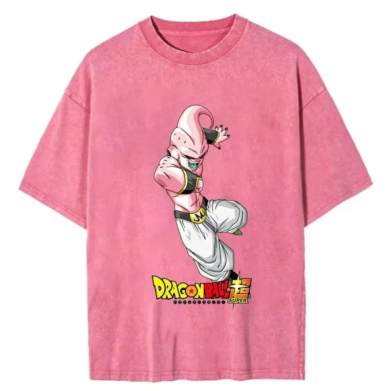 Dragon Ball Goku Washed Cotton Graphic T-Shi