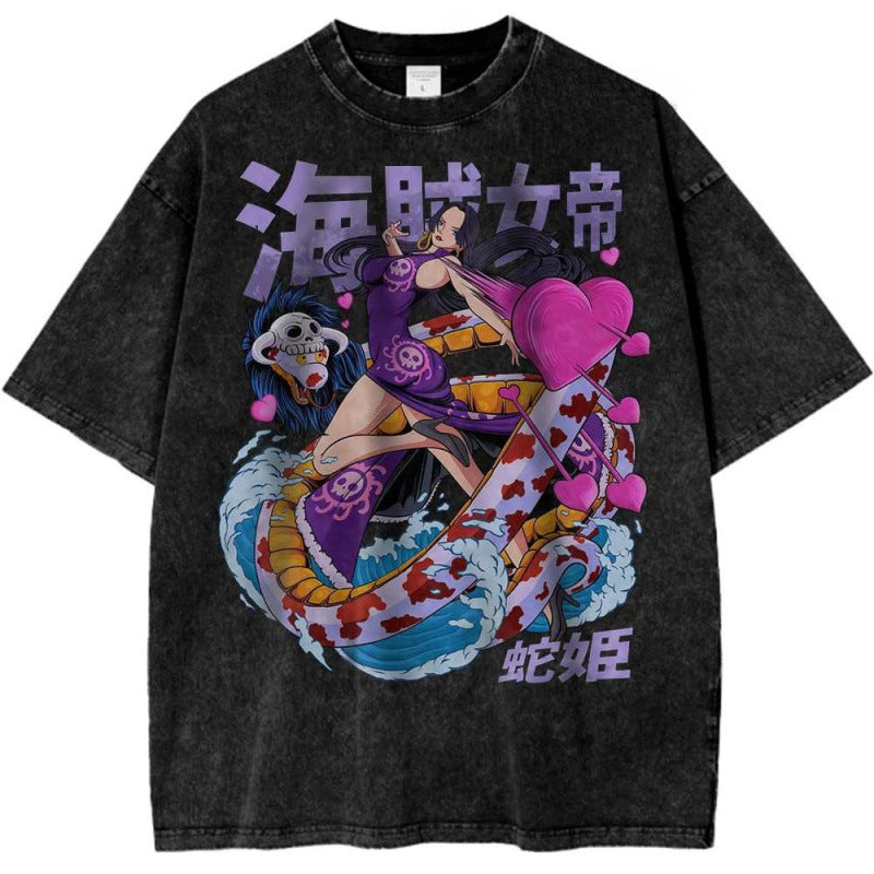 One Piece Boa Hancock Shirt Anime Retro T-Sh