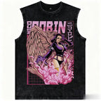 One Piece Anime Gym Vest Harajuku Streetwear