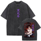 Ouma Pure Cotton Washed Vintage Anime Demon Slayer Daki And G