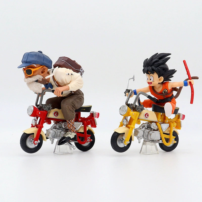 Funny Bike Riding Goku and Master Roshi's Hand