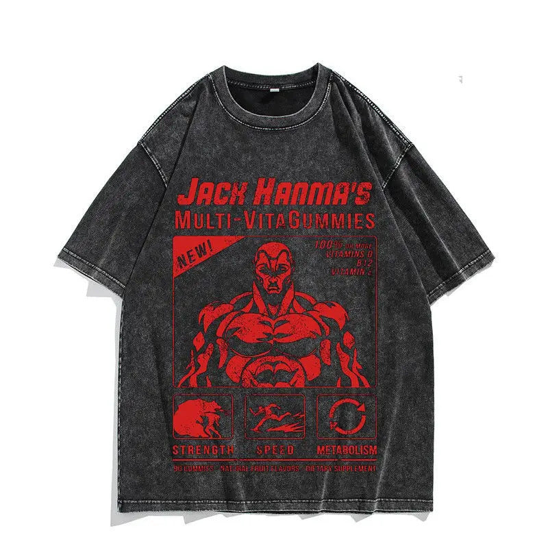 230G Ouma Washed Anime Baki The Grappler T-Srt Hanma Yujiro
