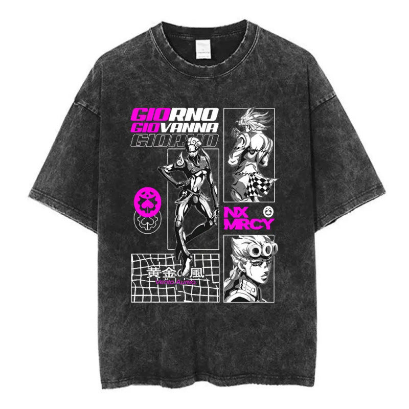 Jolyne Cujoh Stone Ocean Vintage Washed T Shirt