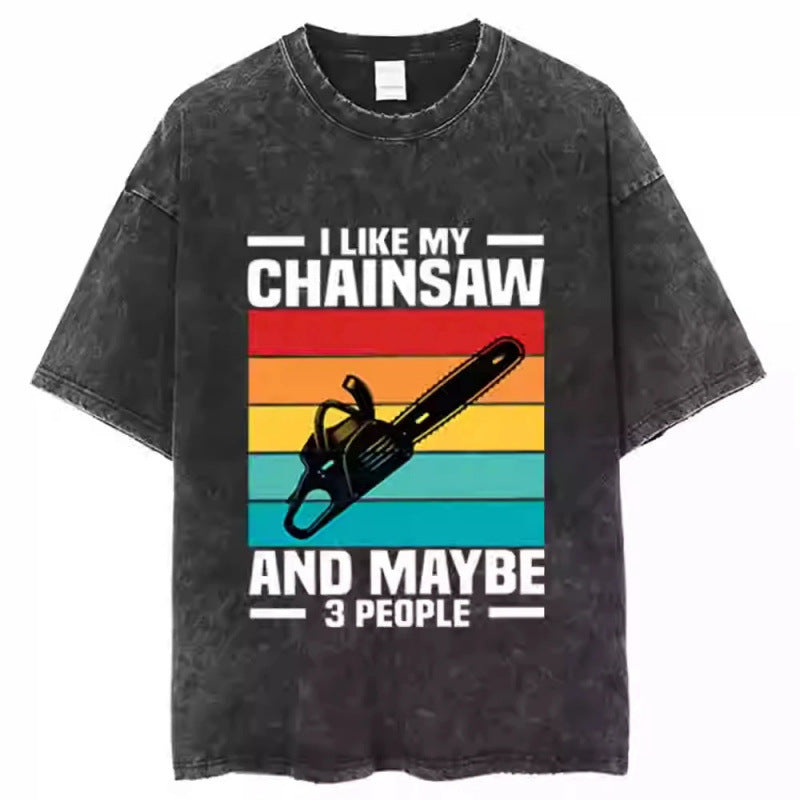 Anime Chainsaw Man T-Shirt Denji Power Makim