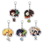 High-quality Demon Slayer keychains/keychains, anime merchandise, backpack charms