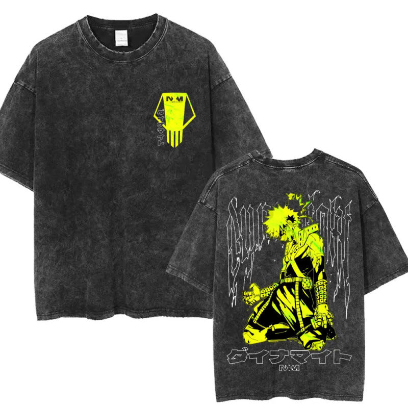 Men Women Fashion Vintage Casual T-Shirt 100