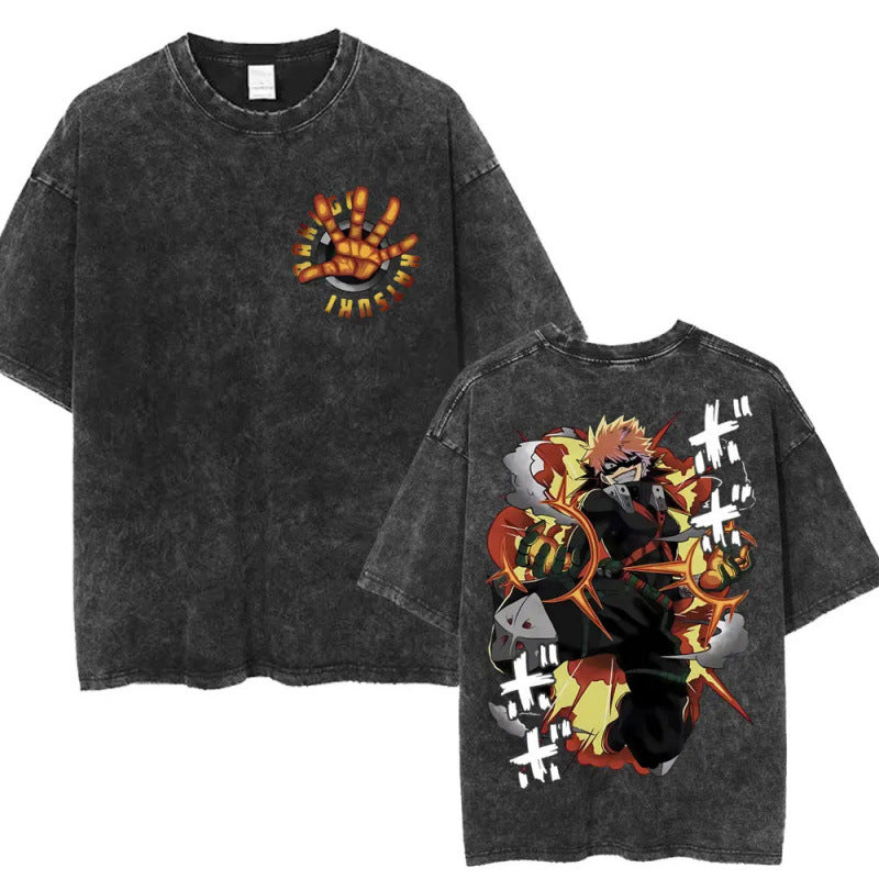 Men Women Fashion Vintage Casual T-Shirt 100