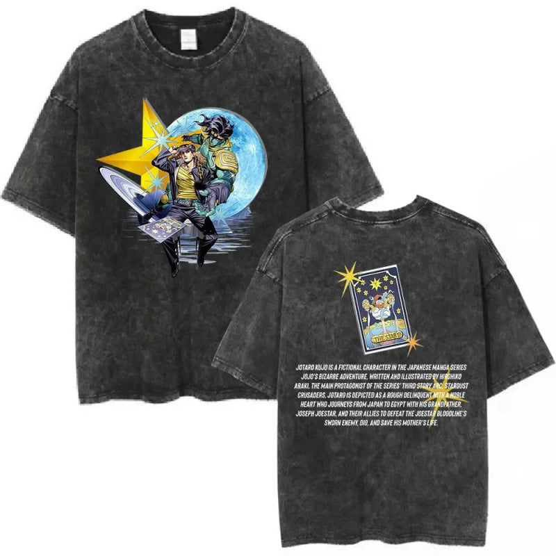 Anime Jojo Bizarre Adventure Vintage Washed
