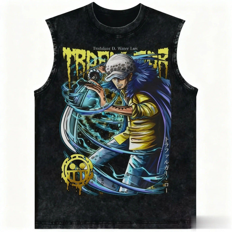 One Piece Anime Tank Top Women Nami Wash Sle