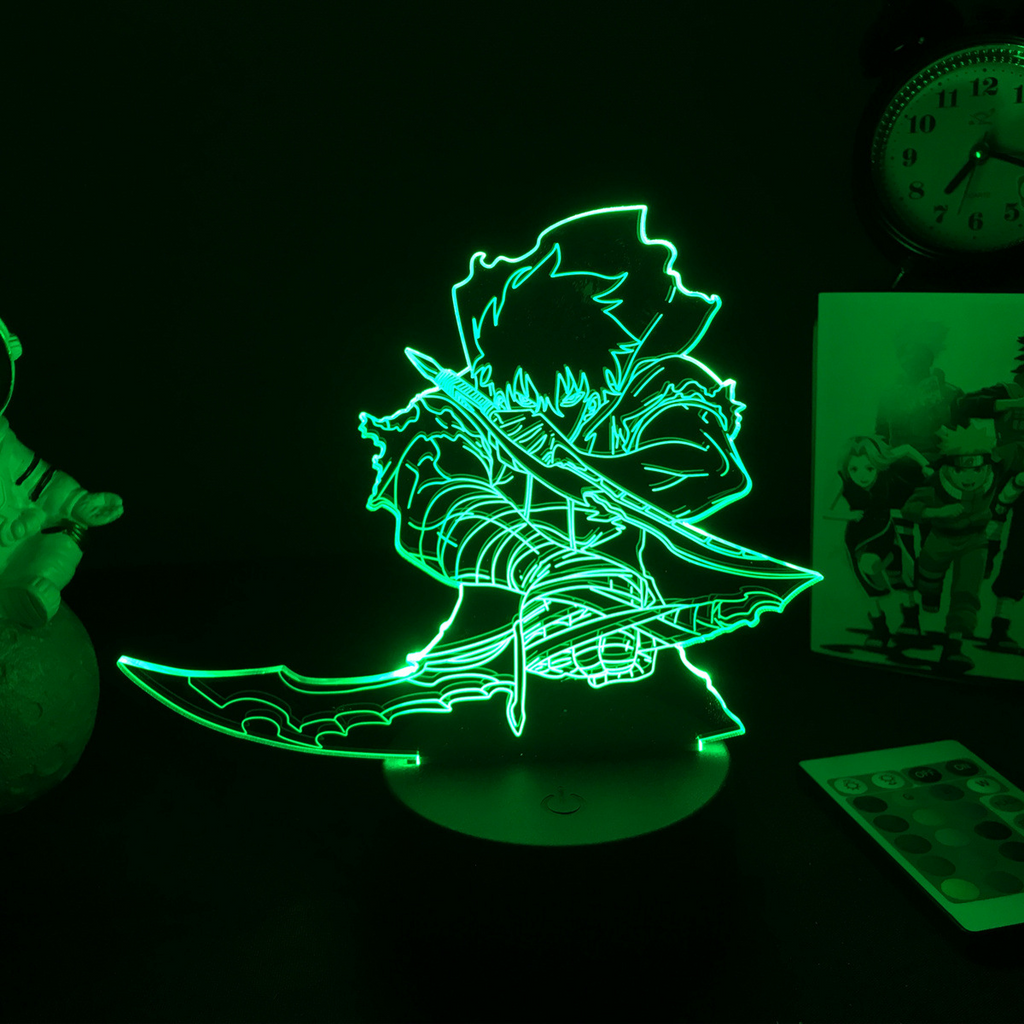 Solo Leveling-Sung Jin-Woo Night Light 3D 7 color Adjustable