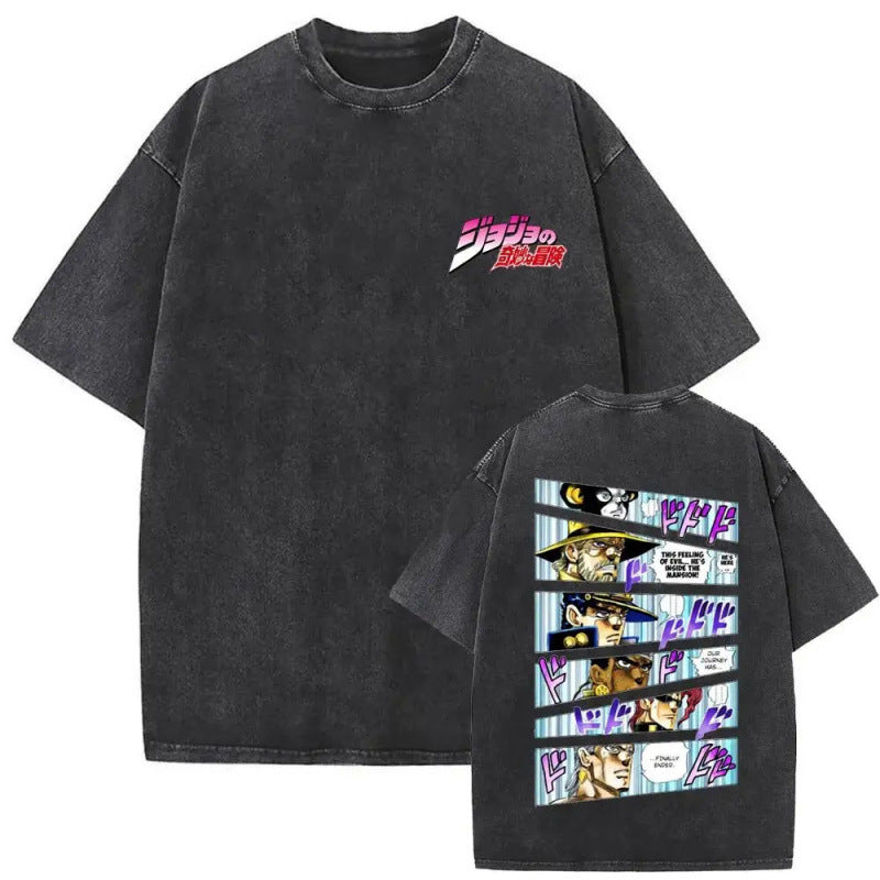 Anime Jojo'S Bizarre Adventure Washed Vintag