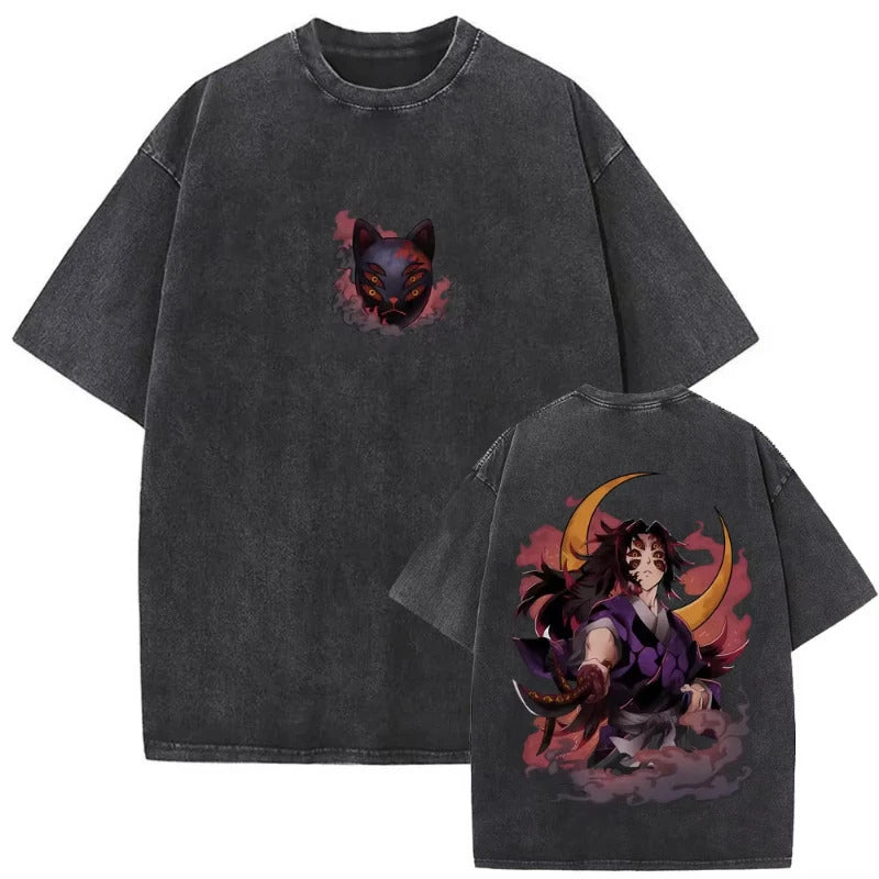 Ouma Pure Cotton Washed Vintage Anime Demon Slayer Daki And G