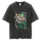 Ouma Pure Cotton One Piece Zoro Portgas D Ace Shirt Anime Ret