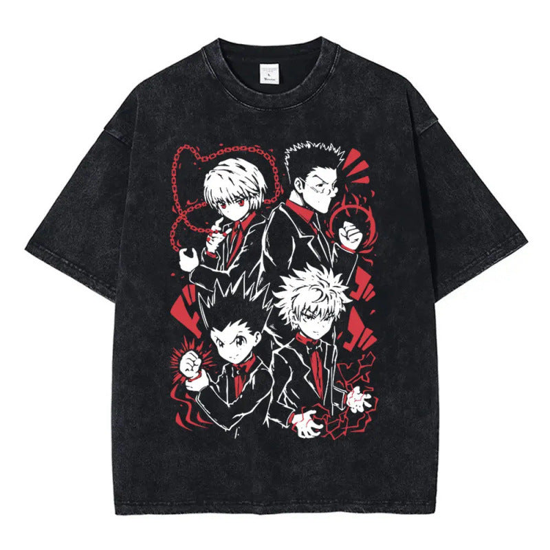 Anime Hunter X Hunter Vintage Washed T Shirt