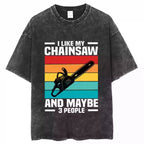 Anime Chainsaw Man T-Shirt Denji Power Makim