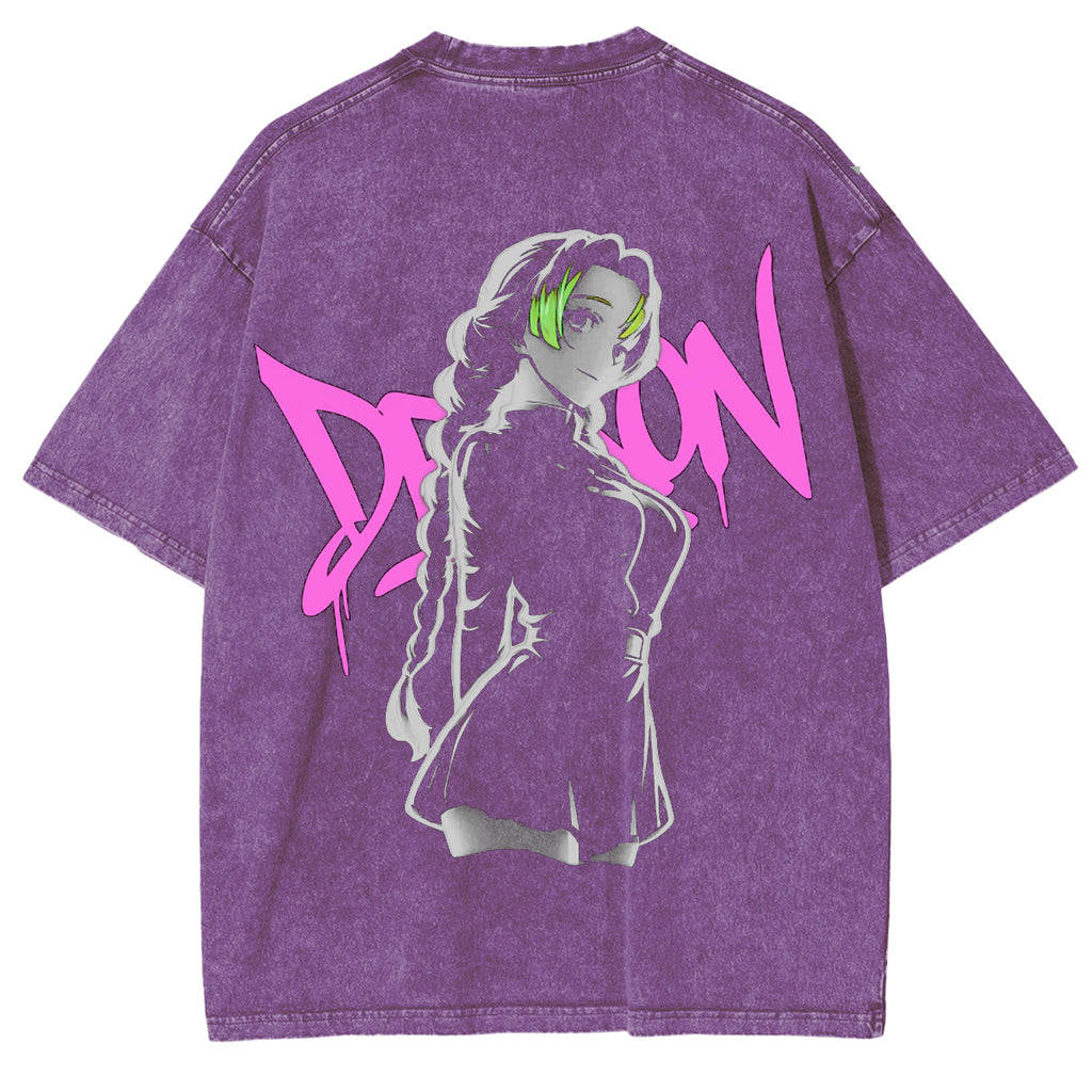 Mitsuri,Demon Slayer Unisex Washed T-Shirt