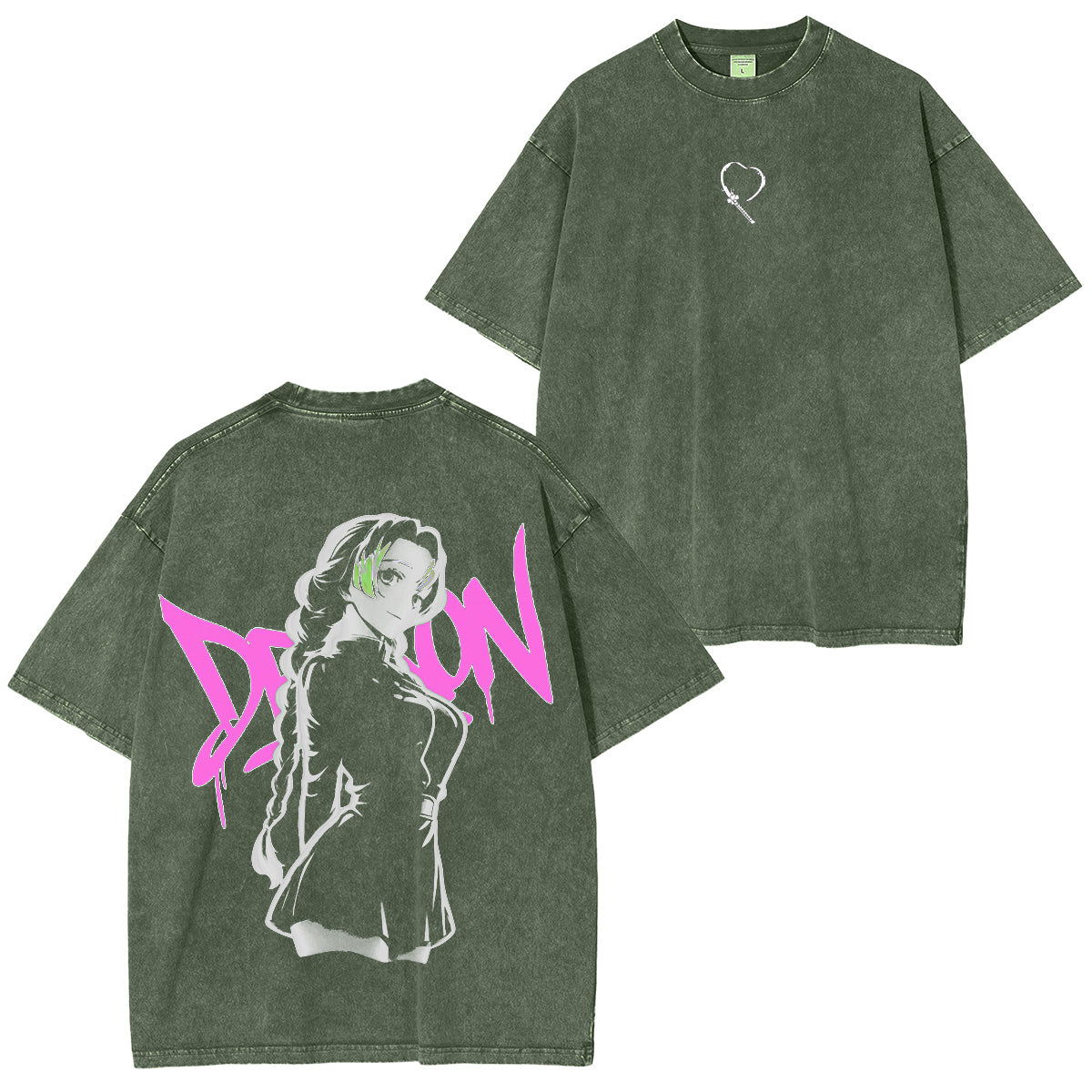 Mitsuri,Demon Slayer Unisex Washed T-Shirt