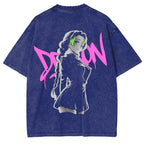 Mitsuri, camiseta lavada unisex de Demon Slayer