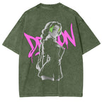 Mitsuri, camiseta lavada unisex de Demon Slayer