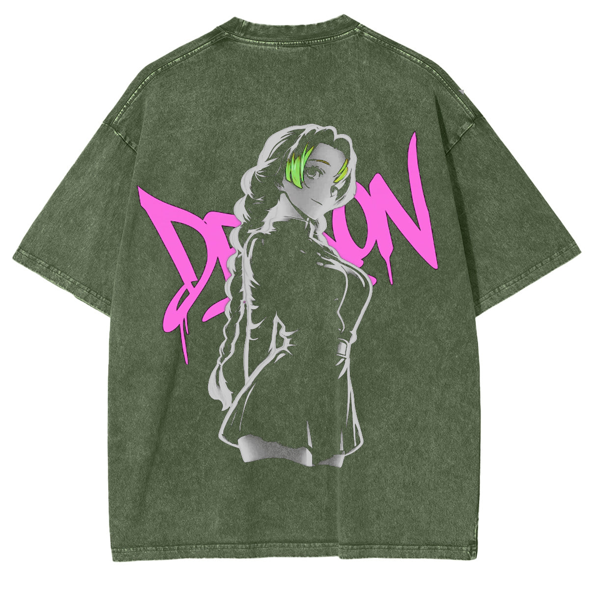 Mitsuri,Demon Slayer Unisex Washed T-Shirt