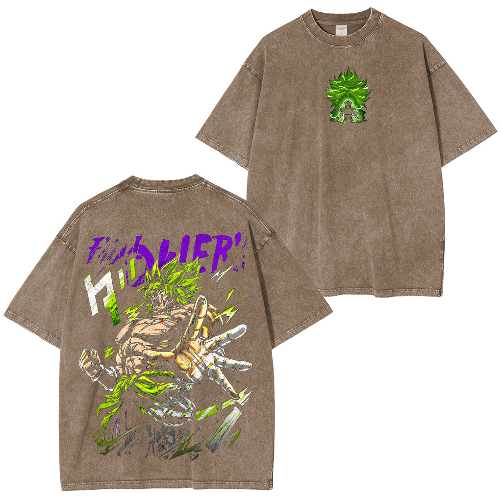 Dragon Ball Z  Anime Unisex Washed T-Shirt