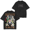Hashiratrainingarc Vintage Anime Unisex Washed T-Shirt