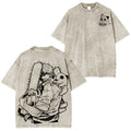 Chainsaw Man Denji & Pochita Vintage Unsiex Washed T-Shirt