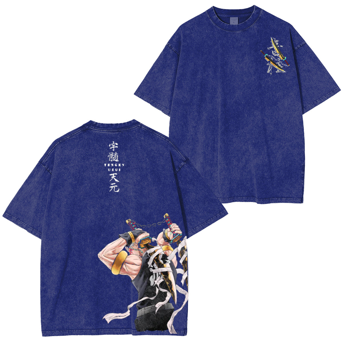 Sound Hashira Energy Vintage Unsiex Washed T-Shirt